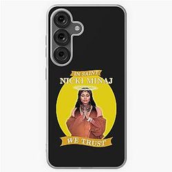 In Saint Nicki Minaj Trust Artwork Yellow Galaxy Soft Case
