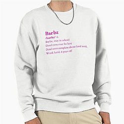Nicki Minaj Barbz Aesthetic Quote Sweatshirt