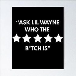 Nicki Minaj Lyrics Poster