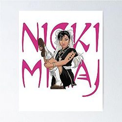 Nicki Minaj Chun-Li Poster