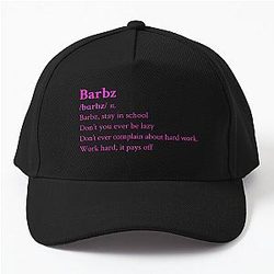 Nicki Minaj Barbz Aesthetic Black Baseball Cap