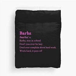 Nicki Minaj Aesthetic Quote Black Duvet Cover