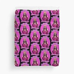 In Queen Nicki Minaj Trust Artwork in Pink Duvet Cover