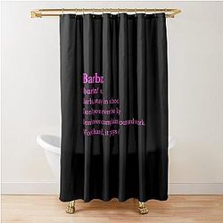 Nicki Minaj Barbz Aesthetic Black Shower Curtain
