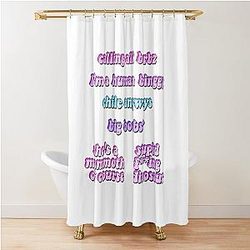 Nicki Minaj Funny Quotes Sticker Pack Memes Sayings Sounds TikTok Queen Songs Anaconda Barbz Merch Apparel Face Laughing Shower Curtain
