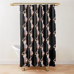 Nicki Minaj Patriotic Shower Curtain