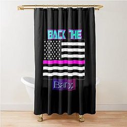 The barbz nicki minaj Shower Curtain