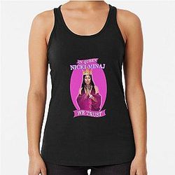 In Queen Nicki Minaj Trust Artwork, in Pink Tank Top