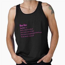 Nicki Minaj Barbz Aesthetic Black Tank Top