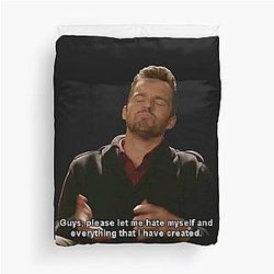 Nick Miller Funny Duvet Cover