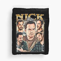 Nick Miller Vintage Duvet Cover For Funny Moments Gift