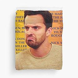 Nick Miller Stone Cold Duvet Cover