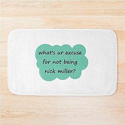 What's your excuse for not being Nick Miller? Bath Mat