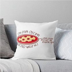 Nick Miller Chicago Throw Pillow