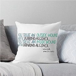 Nick Miller New Girl Quote Throw Pillow