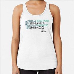 Nick Miller New Girl Quote Racerback Tank Top