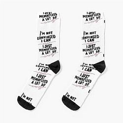 Nick Miller I'm not convinced I can read I just memorized a lot of words Socks