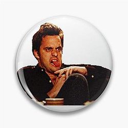 Disgusted Nick Miller Pin