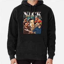 Nick Miller Vintage Tshirt, Retro Fan Tees Pullover Hoodie