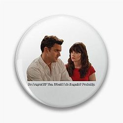 Nick Miller - Do I Regret it - New Girl Pin