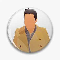 Nick Miller Trench Coat Vector Pin
