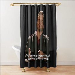 Nick Miller Funny Shower Curtain