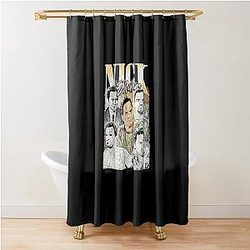 Nick Miller Vintage Shower Curtain