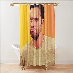 Nick Miller Stone Cold Shower Curtain