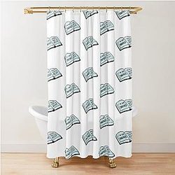I Am Not Convinced Know How To Read Nick Miller Shower Curtain