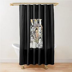 Nick Miller Vintage Oversized Shower Curtain