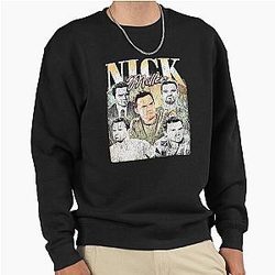 Nick Miller Vintage Pullover Sweatshirt