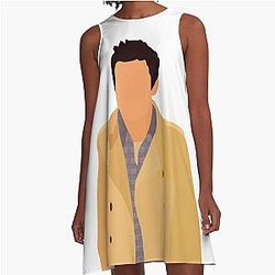 Nick Miller Trench A-Line Coat Vector Dress