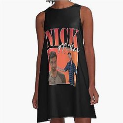 Nick Miller Homage Classic T-Shirt Dress
