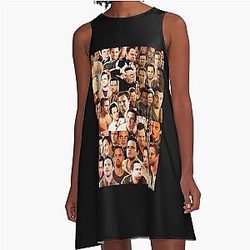 Retro Nick Miller A-Line Dress