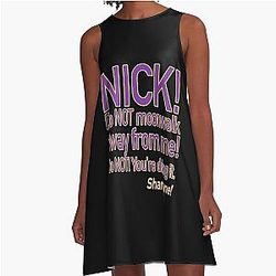 Nick Miller Moonwalk A-Line Dress