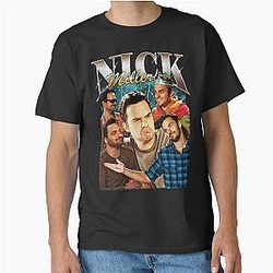 Nick Miller Vintage Tshirt, Retro Fan Tees Classic T-Shirt