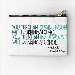 Nick Miller New Girl Quote Zipper Pouch
