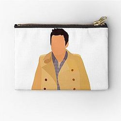 Nick Miller Trench Coat Vector Drawing Zipper Pouch