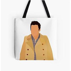 Nick Miller Trench Coat Vector Drawing Tote Bag