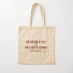 Nick Miller Do I Regret It? Cotton Tote Bag