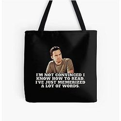 Nick Miller Funny Tee All Over Print Tote Bag
