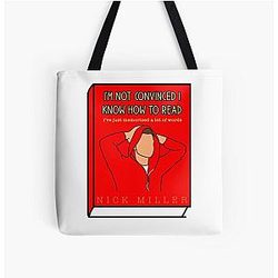 Nick Miller Book Tote Bag