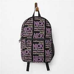 Nick Miller Panic Moonwalk Bookbag