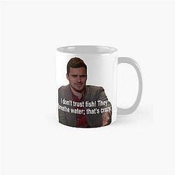 Nick Miller doesn't trust fish Classic Mug