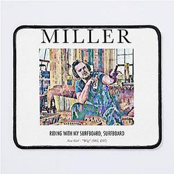 New Girl Nick Miller Riding My Surfboard Classic T-Shirt Mouse Pad