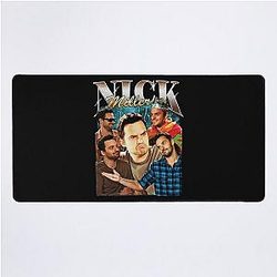 Nick Miller Homage T shirt Nick Miller Retro Fan Tees Desk Mat