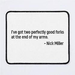 Nick Miller Mouse Pad