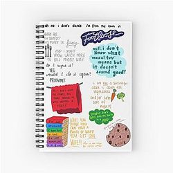 Nick Miller Quote Spiral Notebook