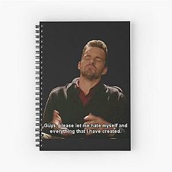 Nick Miller Spiral Notebook