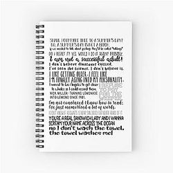 Nick Miller Spiral Notebook